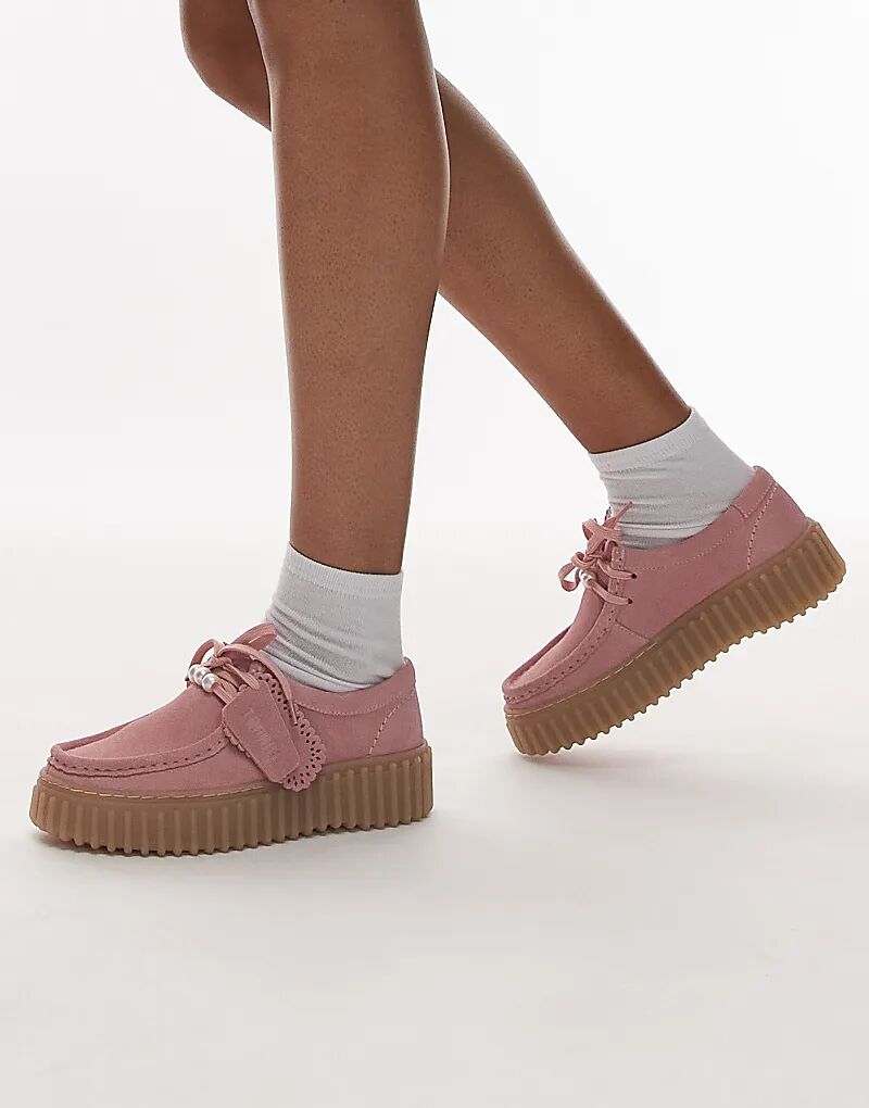 Туфли Clarks Torhill Bee со съемными жемчужинами в цвете пыльной розы — фото 4