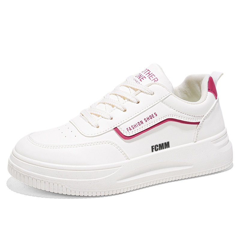 

Дышащие повседневные детские кроссовки для подростков FCMM, белый/красный