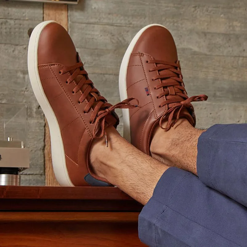 Мужские модные кроссовки Hampton Ben Sherman, темно-синий/белый — фото 4