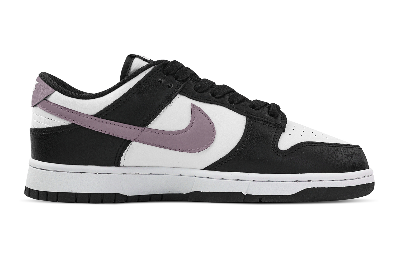 Nike Dunk Taro Puree Mochi устойчивые к истиранию низкие скейтбордские кроссовки унисекс черный белый фиолетовый, цвет Black White Purple — фото 2