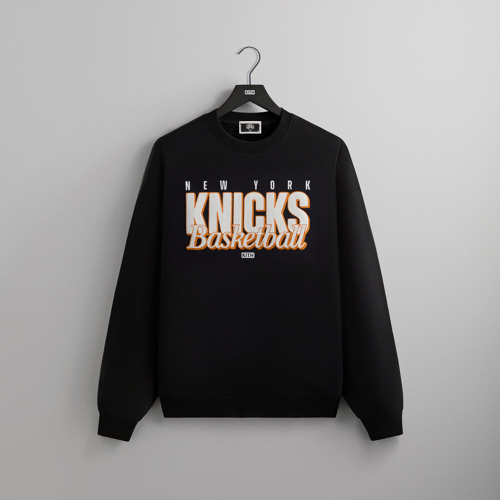 

Толстовка Kith for the New York Knicks Classic Vintage Nelson Crewneck, черный