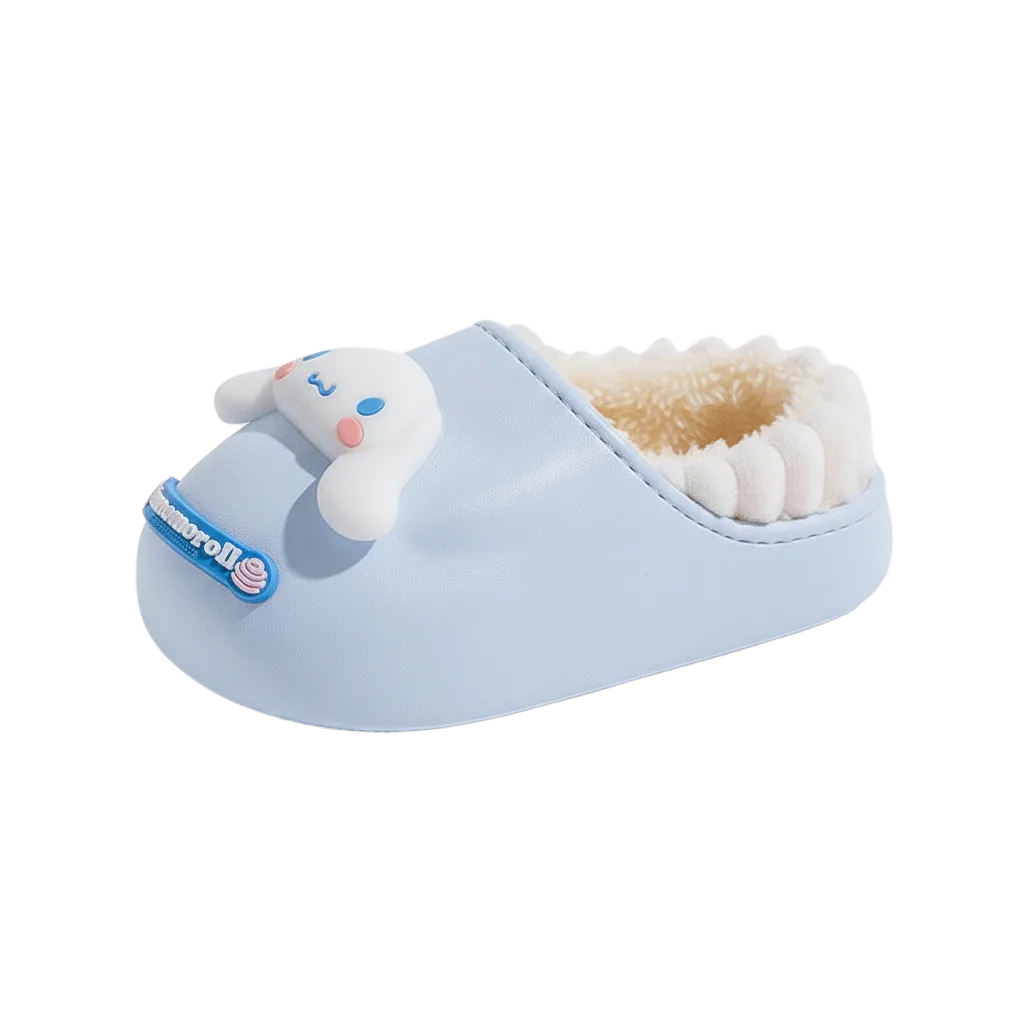 Детские домашние тапочки EVA с противоскользящей подошвой Sanrio, Sky Blue-Cinnamoroll