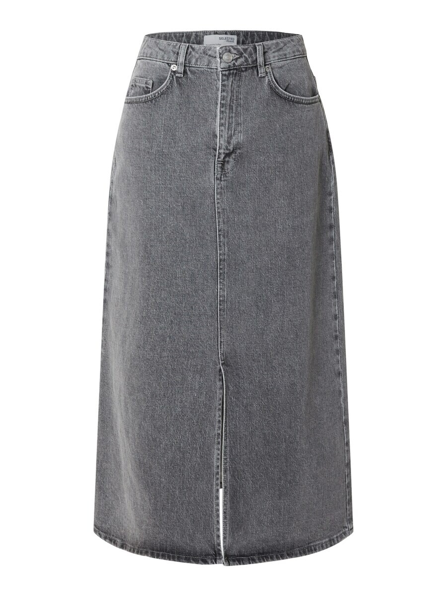 

Юбка макси SELECTED FEMME Skirt SLFKrista-Gerda, серый деним