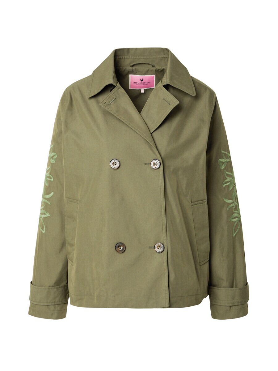 

Короткое пальто LIEBLINGSSTÜCK Between-Seasons Coat Inia, оливковый