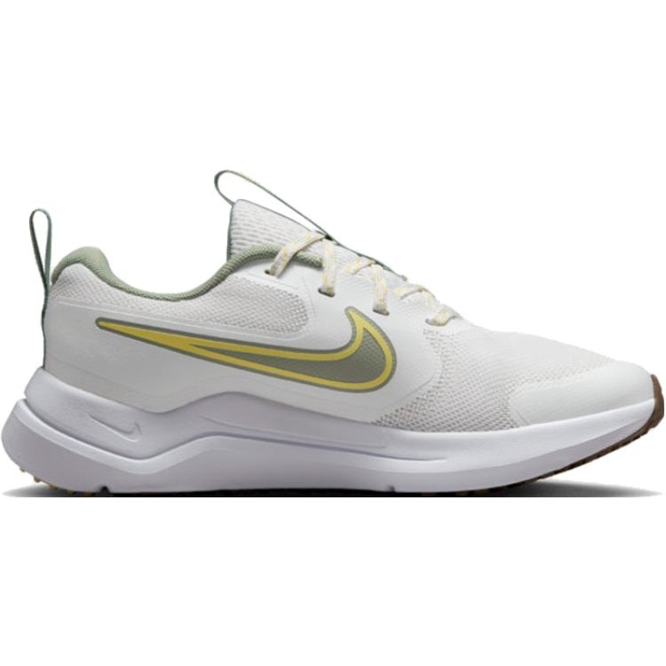 Детские кроссовки Cosmic Runner с низким верхом, устойчивые к истиранию Nike, серый/коричневый/желтый — фото 2