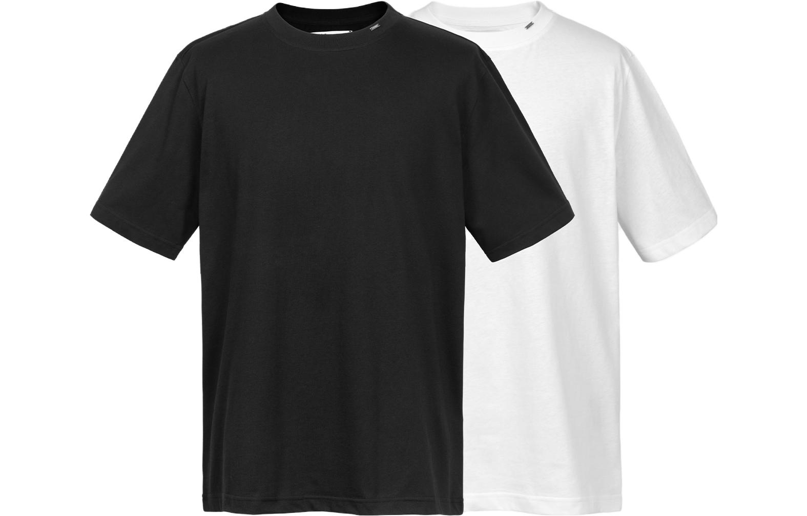 

C2H4 Футболки мужские 2 шт черный+белый