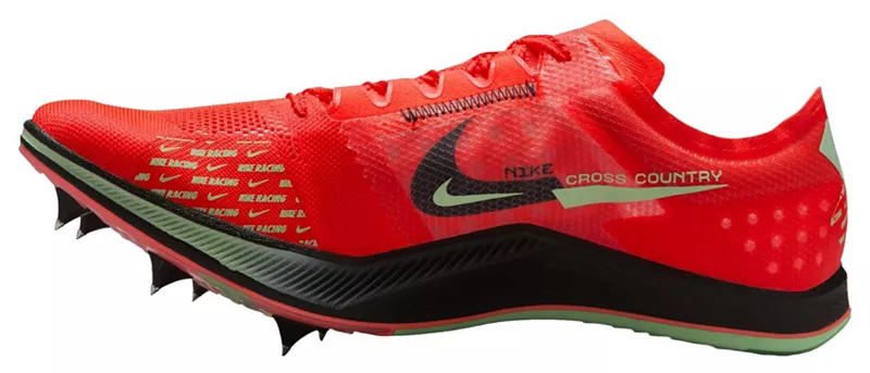 Кроссовки Nike ZoomX Dragonfly для беговые лыж, красный/зеленый — фото 3