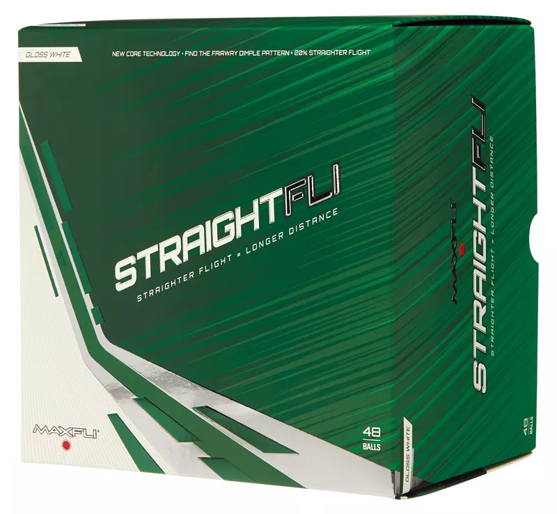 

Мячи для гольфа Maxfli Straightfli 2022 — 48 шт, цвет Gloss White