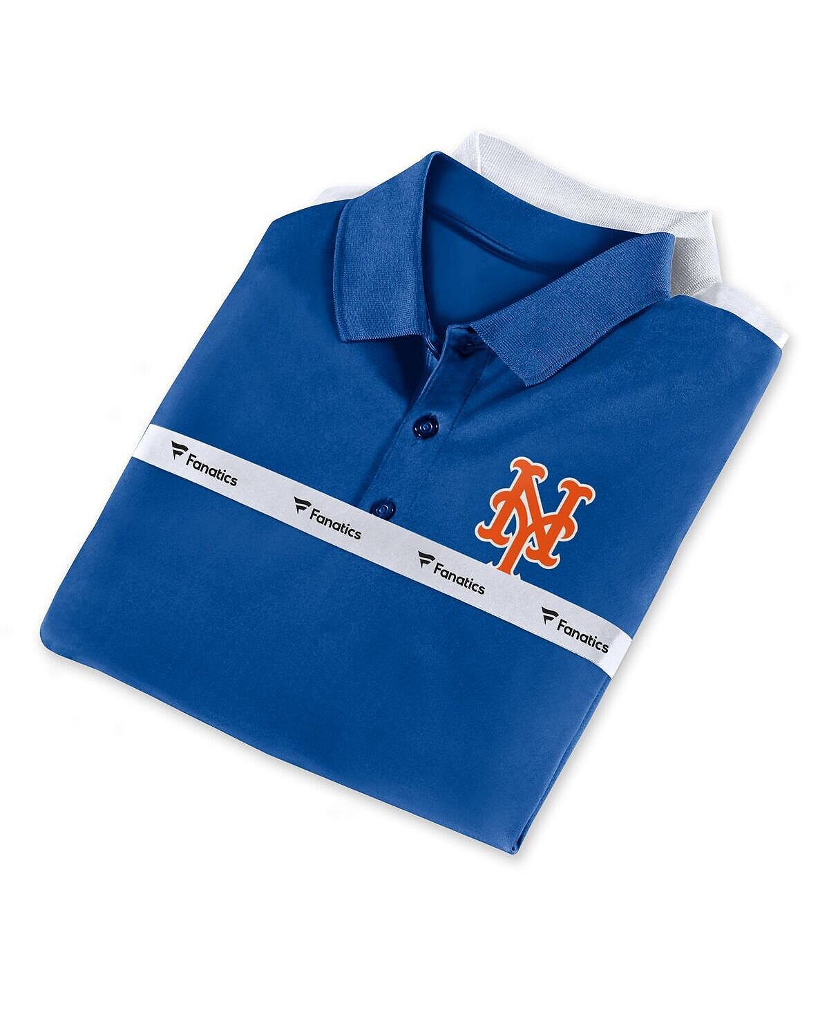 

Мужской фирменный комплект с рубашкой поло Royal, белого цвета New York Mets Fanatics