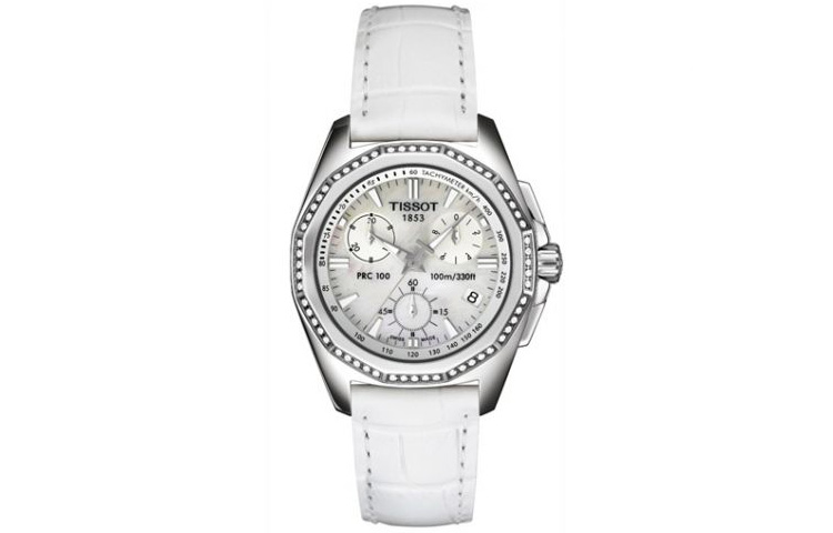 

Кварцевые женские часы TISSOT 33 мм, серебристый циферблат, корпус из нержавеющей стали, кожаный ремешок