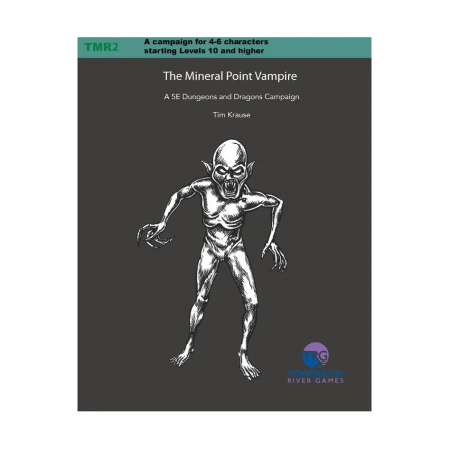 

Модуль Mineral Point Vampire, Role Playing Games (Tomorrow River Publishing)