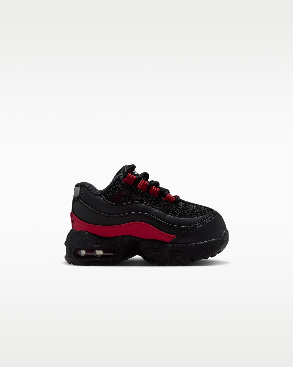 Детские кроссовки Nike Air Max 95 Recraft, Black/Team Crimson/Wolf Grey/Black — фото 3