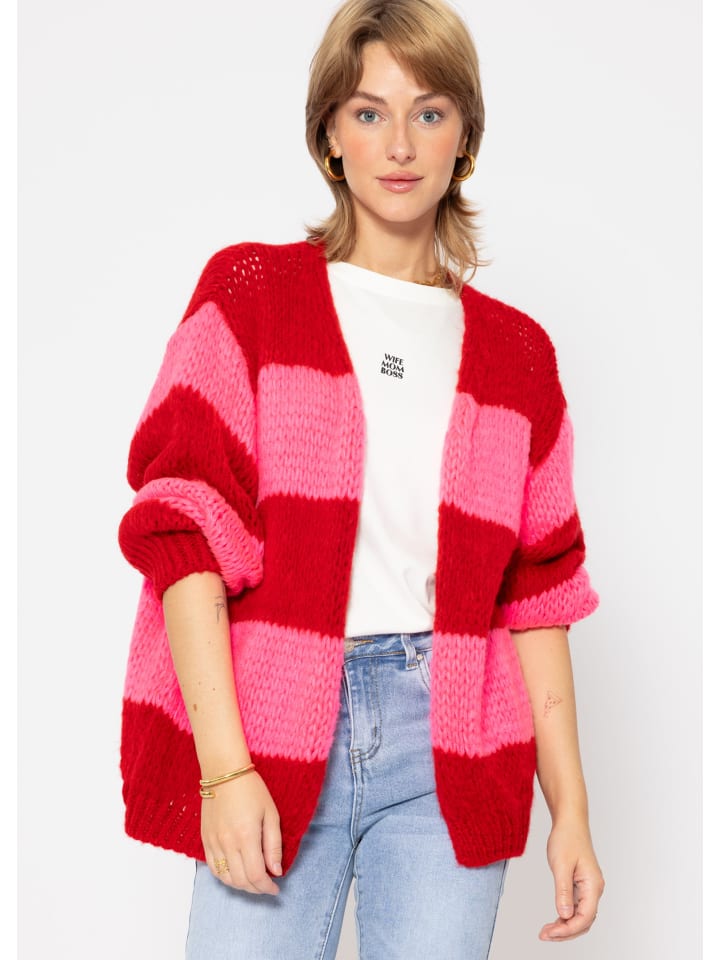 

Кардиган SASSYCLASSY, цвет rot, pink