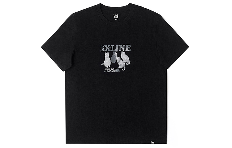 

Lee Футболка мужская черная, Черный, Lee Футболка мужская черная