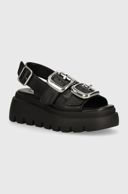 

Кожаные сандалии Transporter Steve Madden, черный