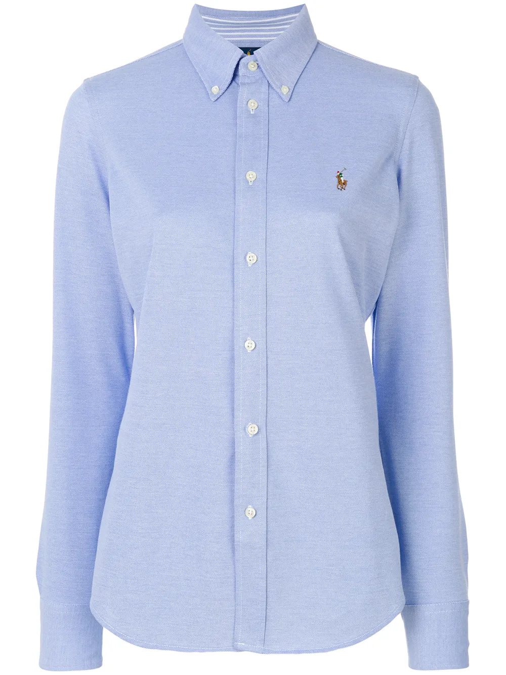 

Оксфордская рубашка кроя слим POLO RALPH LAUREN, синий
