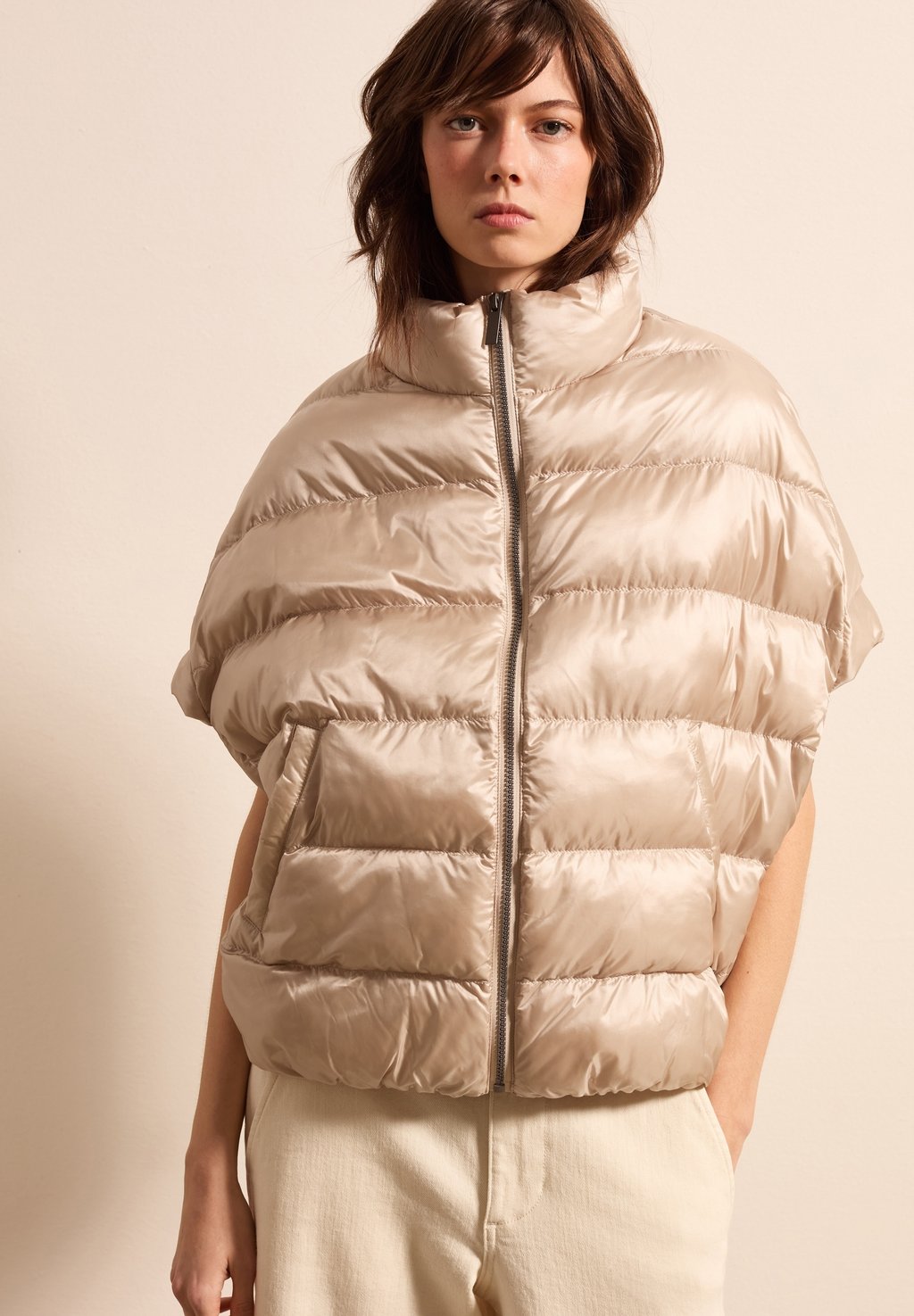 

Зимняя куртка QUILTED WITH Stefanel, бежевый