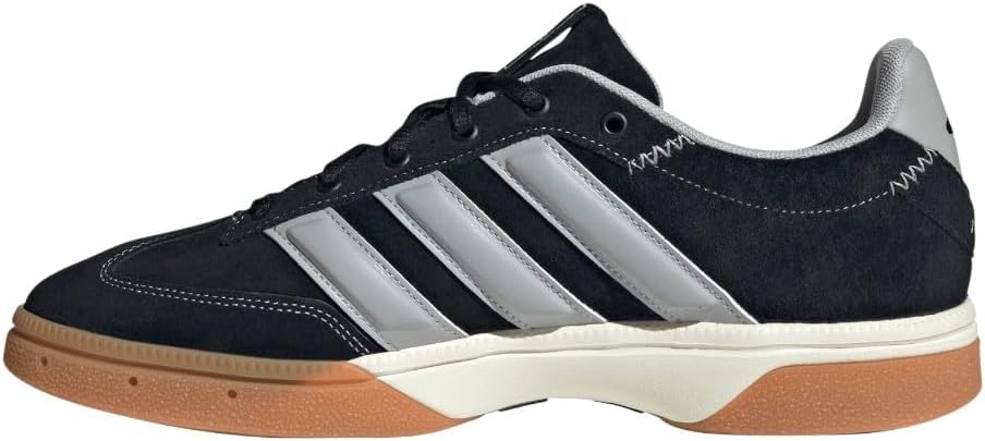 Мужские кроссовки Adidas Spezialist для зала, черный/серый/золотой — фото 3