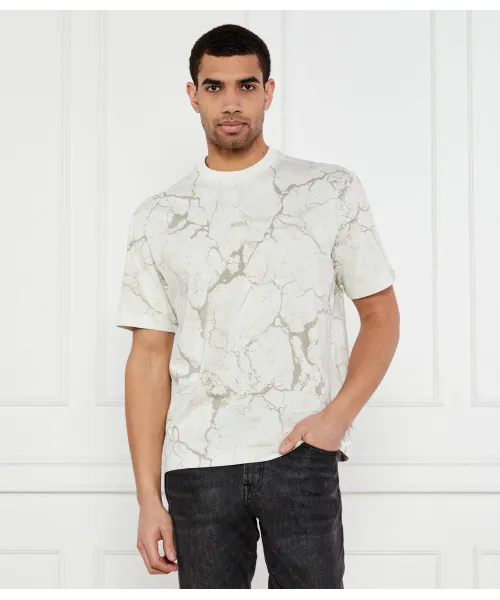 

Футболка жатая пустынь Relaxed fit Boss Orange, белый