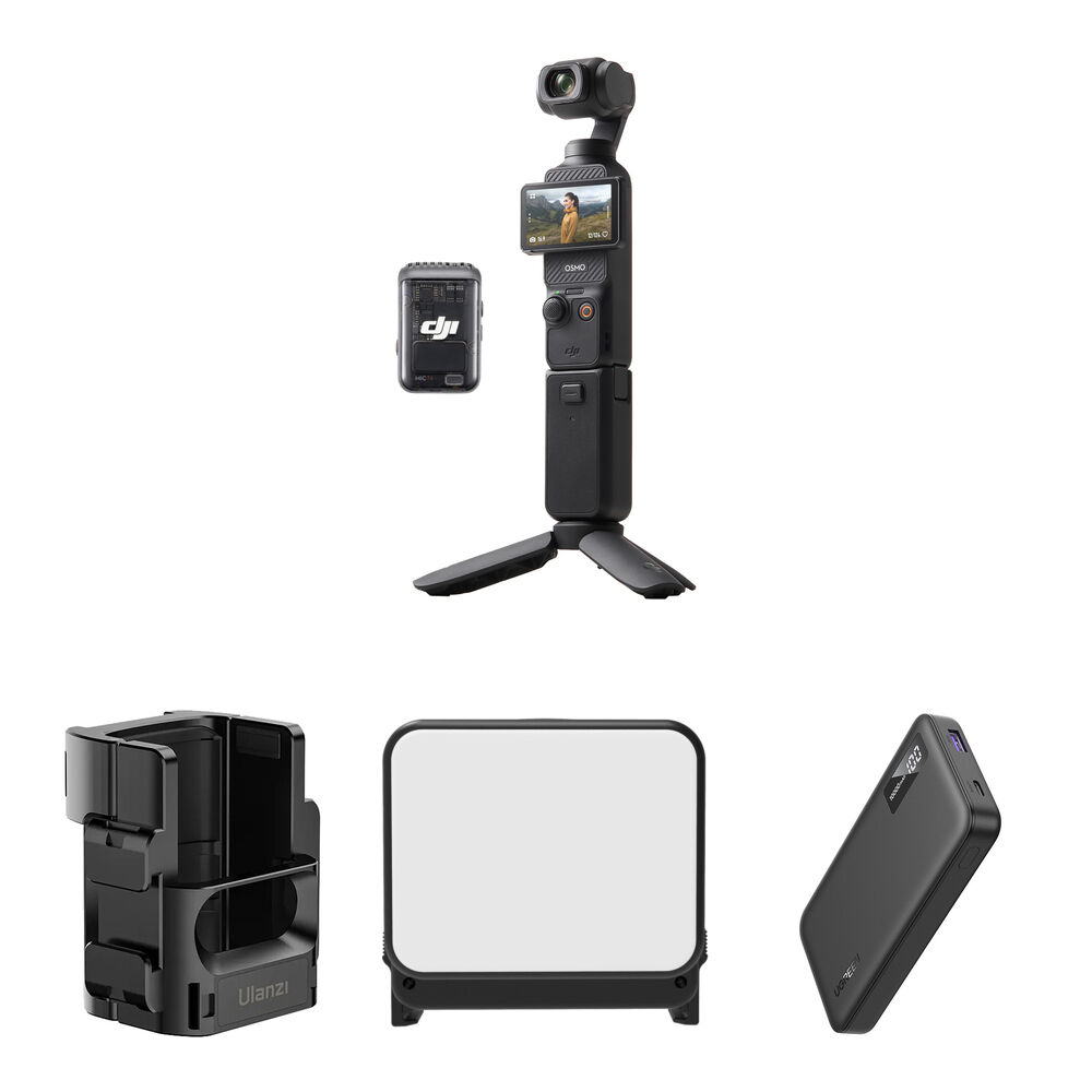 

Экшн-камера DJI Osmo Pocket 3 Creator Combo with LED Light Expansion Kit
