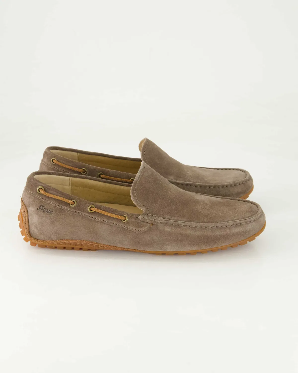 Slipper из велюровой кожи, Sioux, коричневый — фото 2