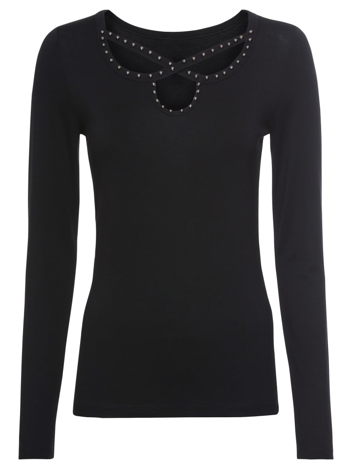 

Рубашка с длинным рукавом Melrose, черный