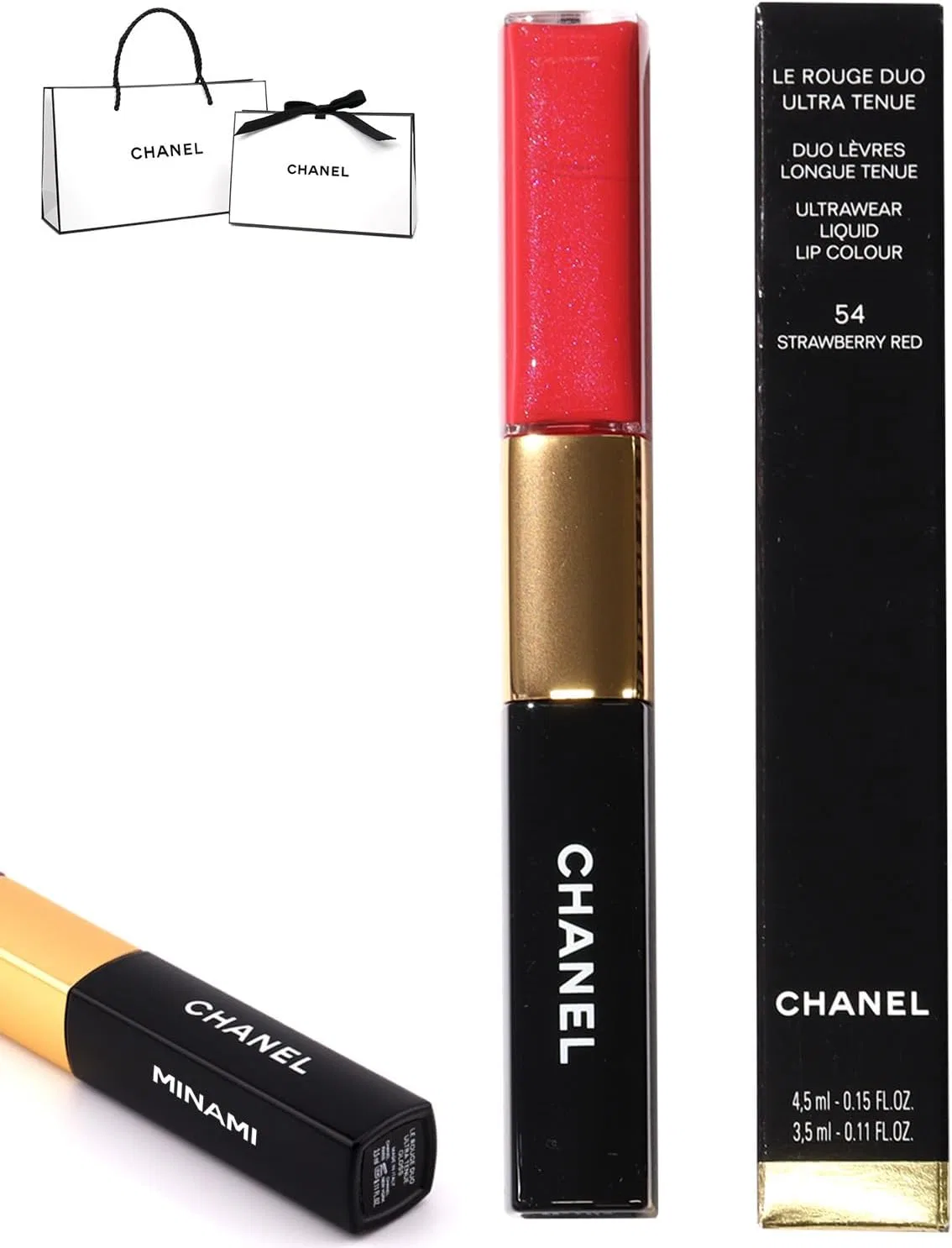 Губная помада Chanel Le Rouge Duo Ultra Tuniu 54 Strawberry Red