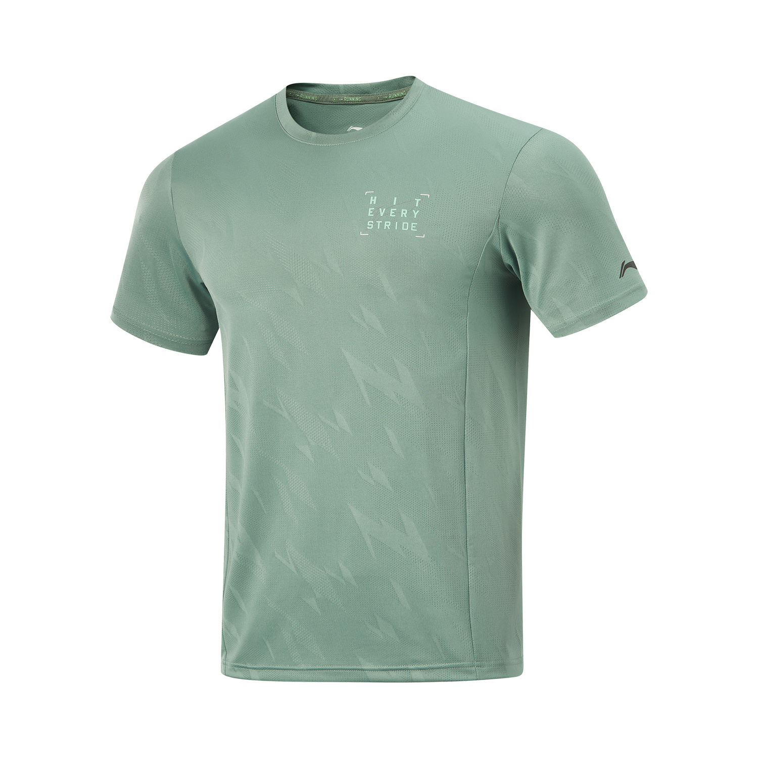 

Футболка для бега LiNing Lake Green