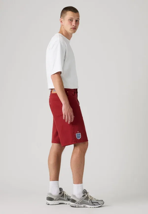 Шорты джинсовые мешковатые Football 478 Levi'S, красный — фото 4