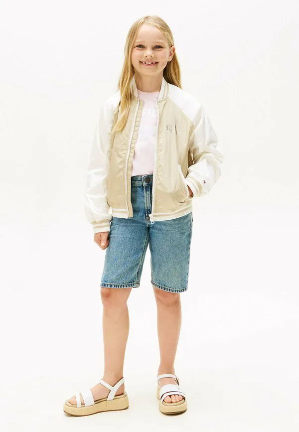 Свободная куртка-бомбер с логотипом на спине Tommy Hilfiger, Silt