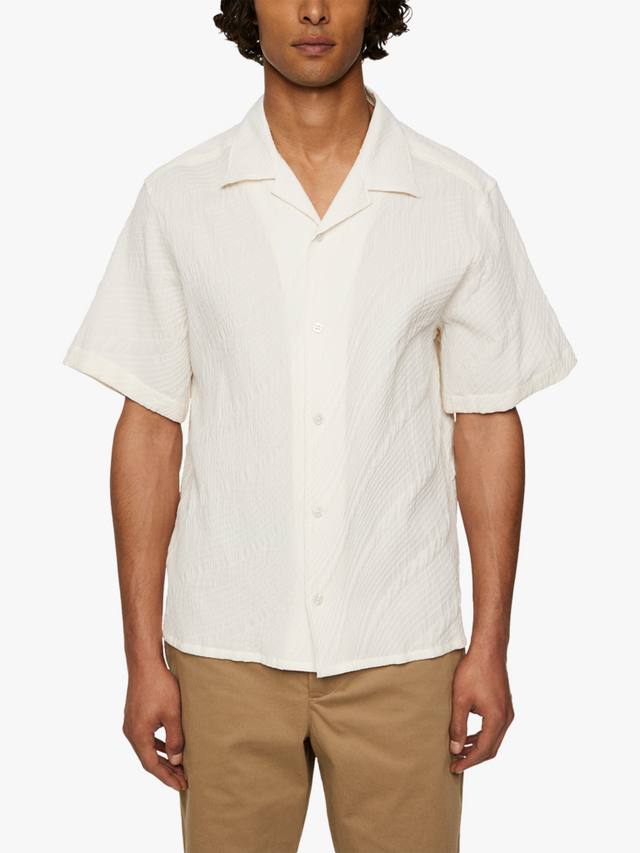 

Рубашка Donso из хлопковой смески Regular Fit J.Lindeberg, Natural Cream