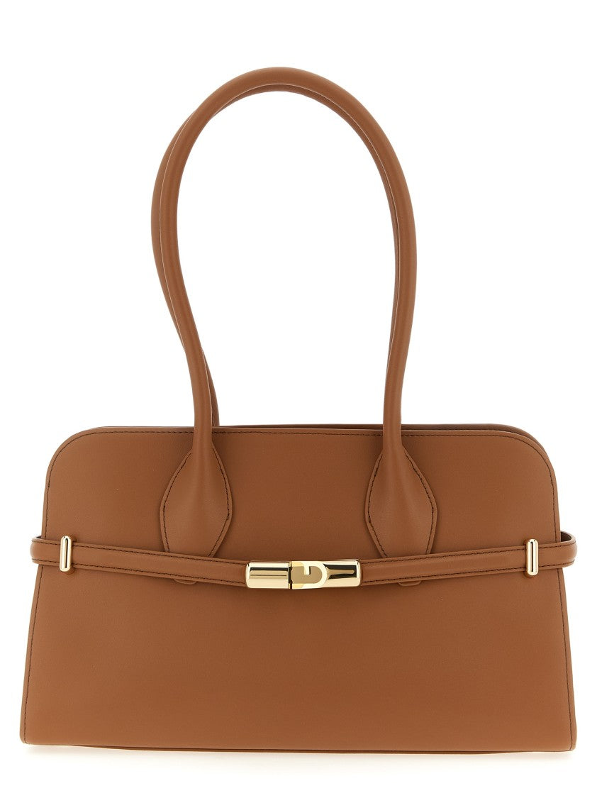 

Сумка через плечо Goccia Dome M Furla, коричневый