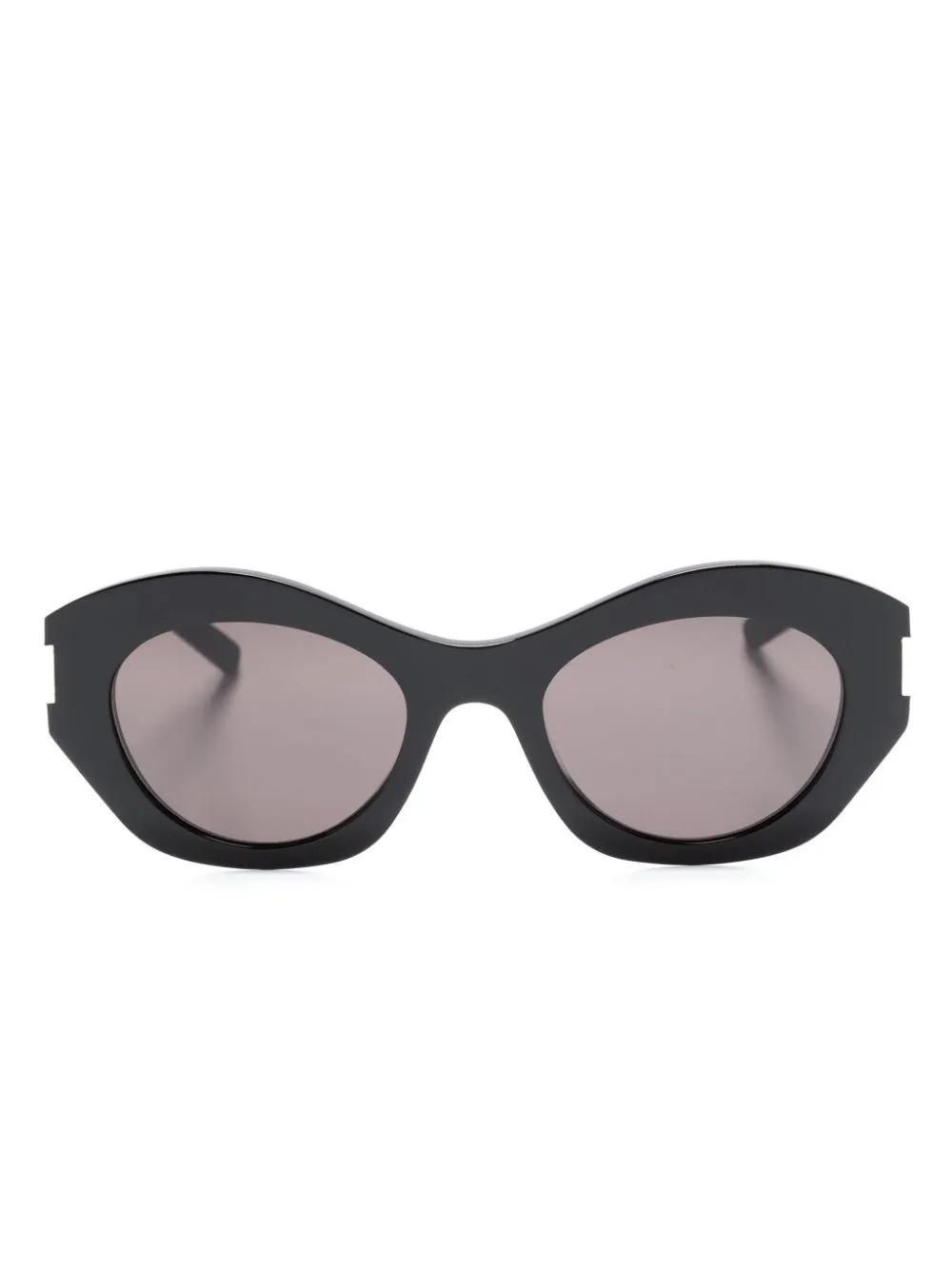 

Солнцезащитные очки в оправе 'кошачий глаз' Saint Laurent Eyewear, черный