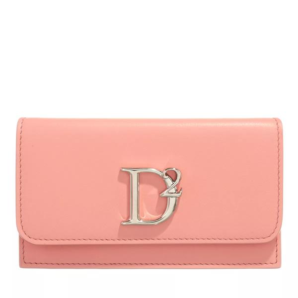 

Кошелек d2 statement credit card holder Dsquared2, розовый