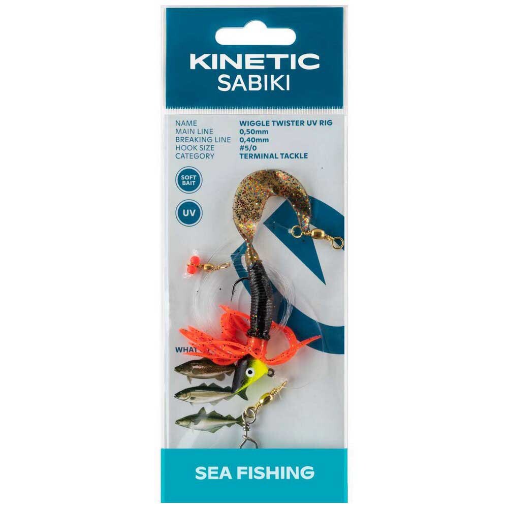 

Оснастки Kinetic Sabiki Wiggle Twister UV, прозрачный