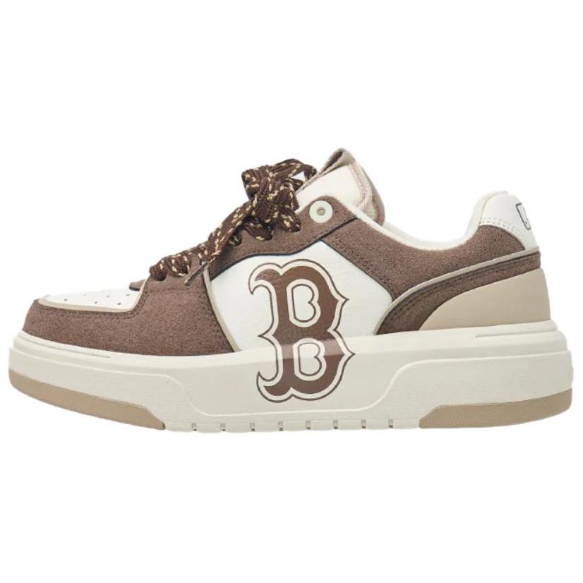 

Кроссовки MLB Chunky Liner Skateboarding Shoes Women's Low-top Brown, коричневый