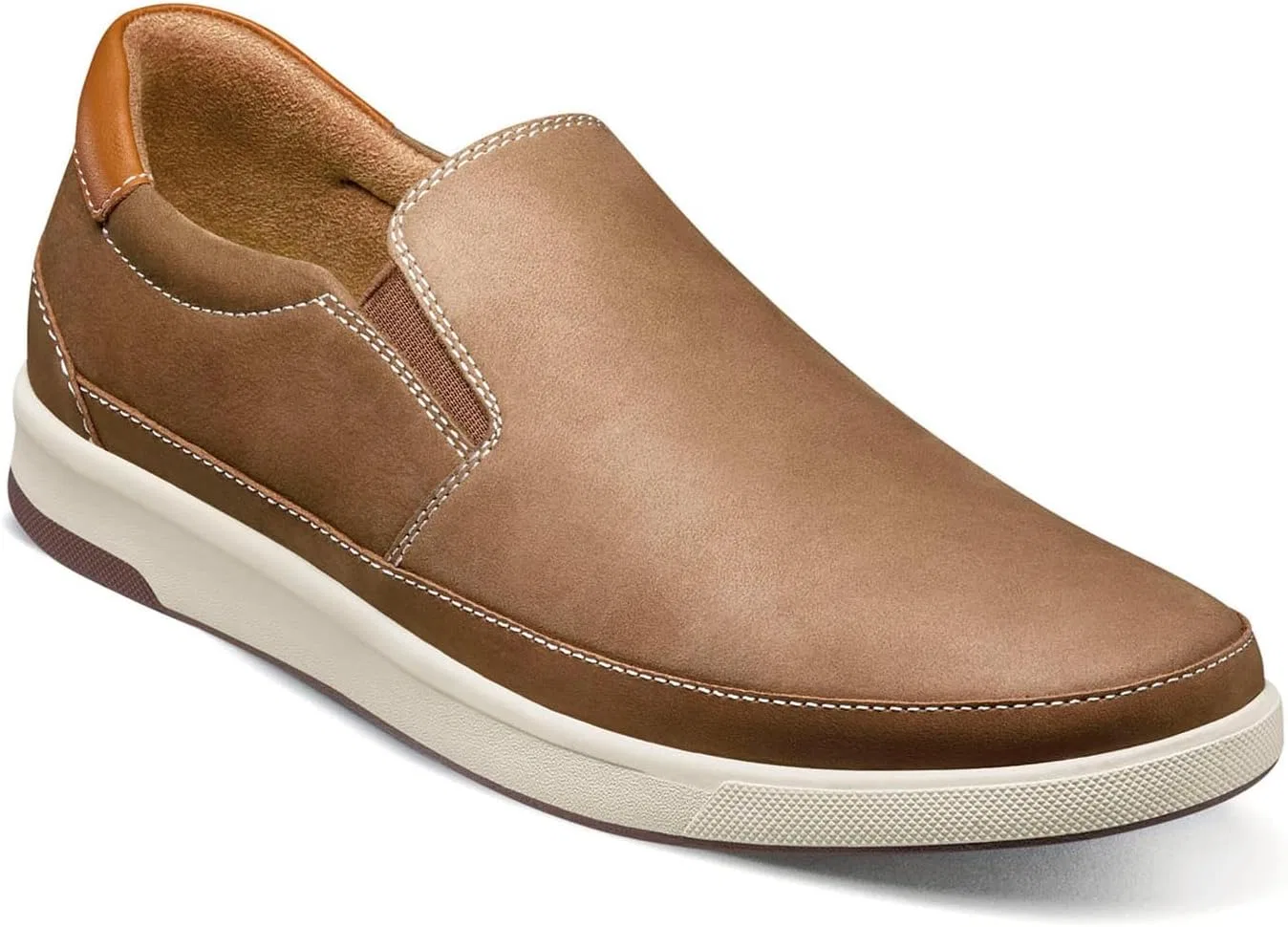 Мужские туфли Florsheim с двойной эластичной вставкой и перекрестными манжетами, Mushroom