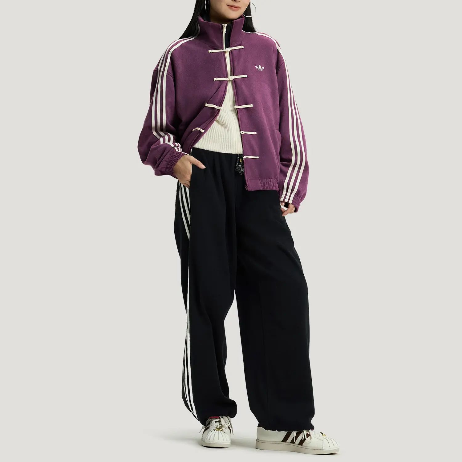 Куртка Adidas Originals CTT Unisex, фиолетовый — фото 4