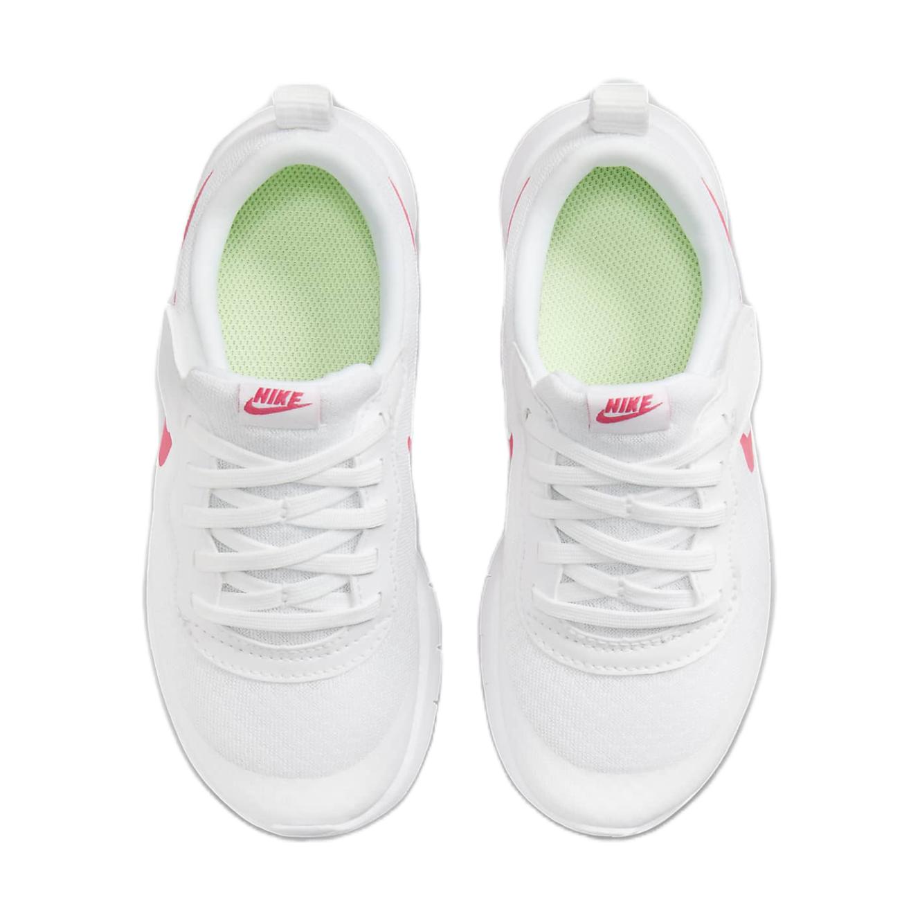 Nike Tanjun EasyOn Дышащие и износостойкие низкие повседневные кроссовки для детей Белый Красный — фото 4