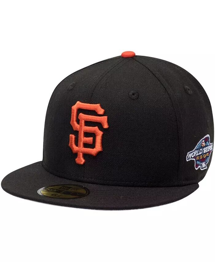 

Мужская черная приталенная шляпа San Francisco Giants 2002 World Series 59FIFTY из шерсти New Era, черный