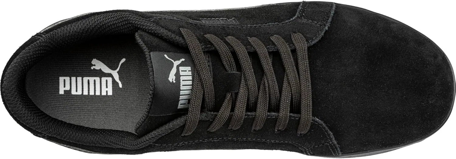 Мужские кроссовки PUMA Iconic Suede Low Oxford из замши, Black — фото 2