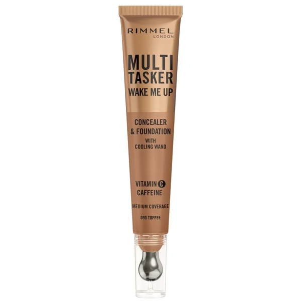 

Тональный крем и консилер multi-tasker разбуди меня Rimmel, 20 мл., цвет 090 toffee