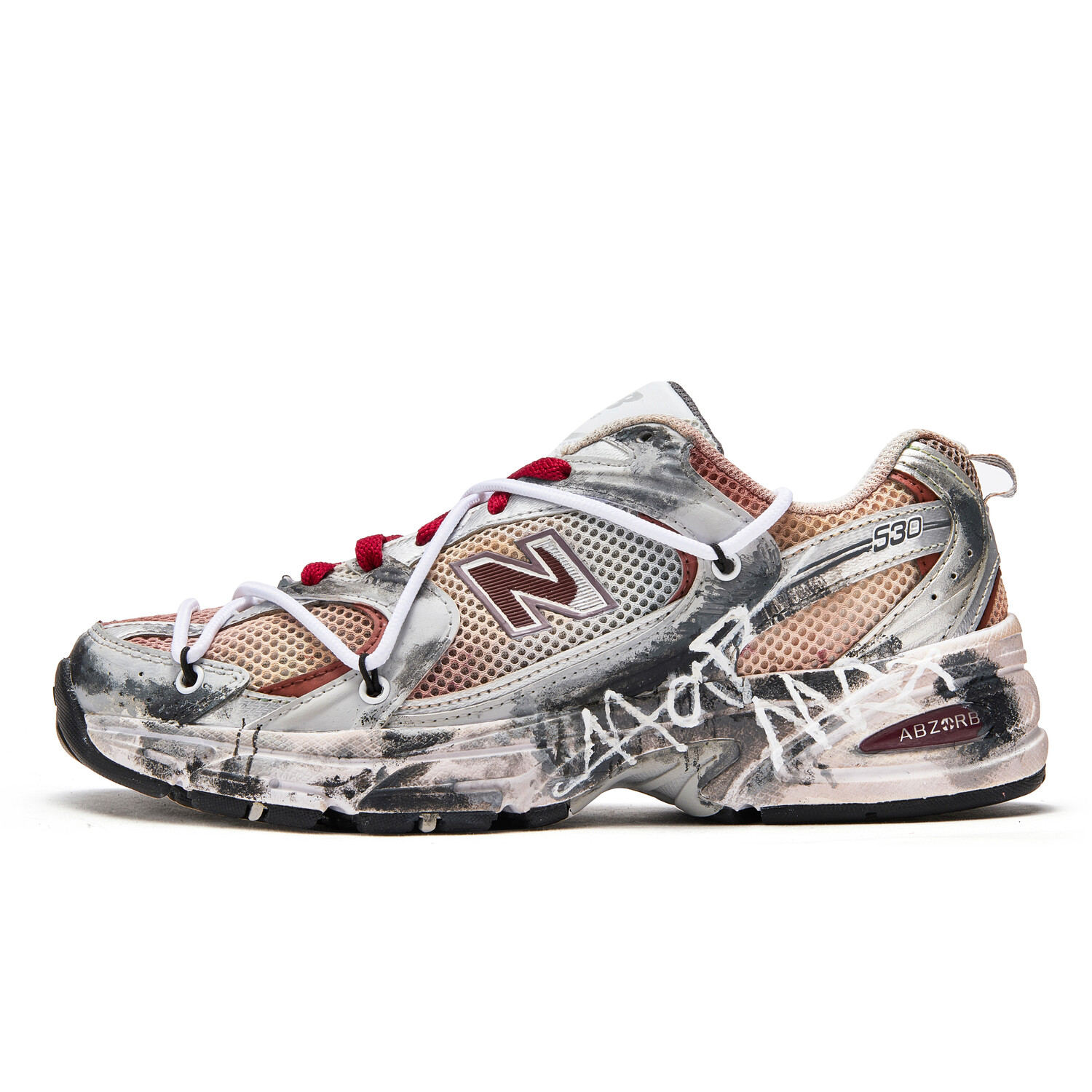 

Кроссовки NB 530 унисекс с низким верхом оранжево-красные New Balance