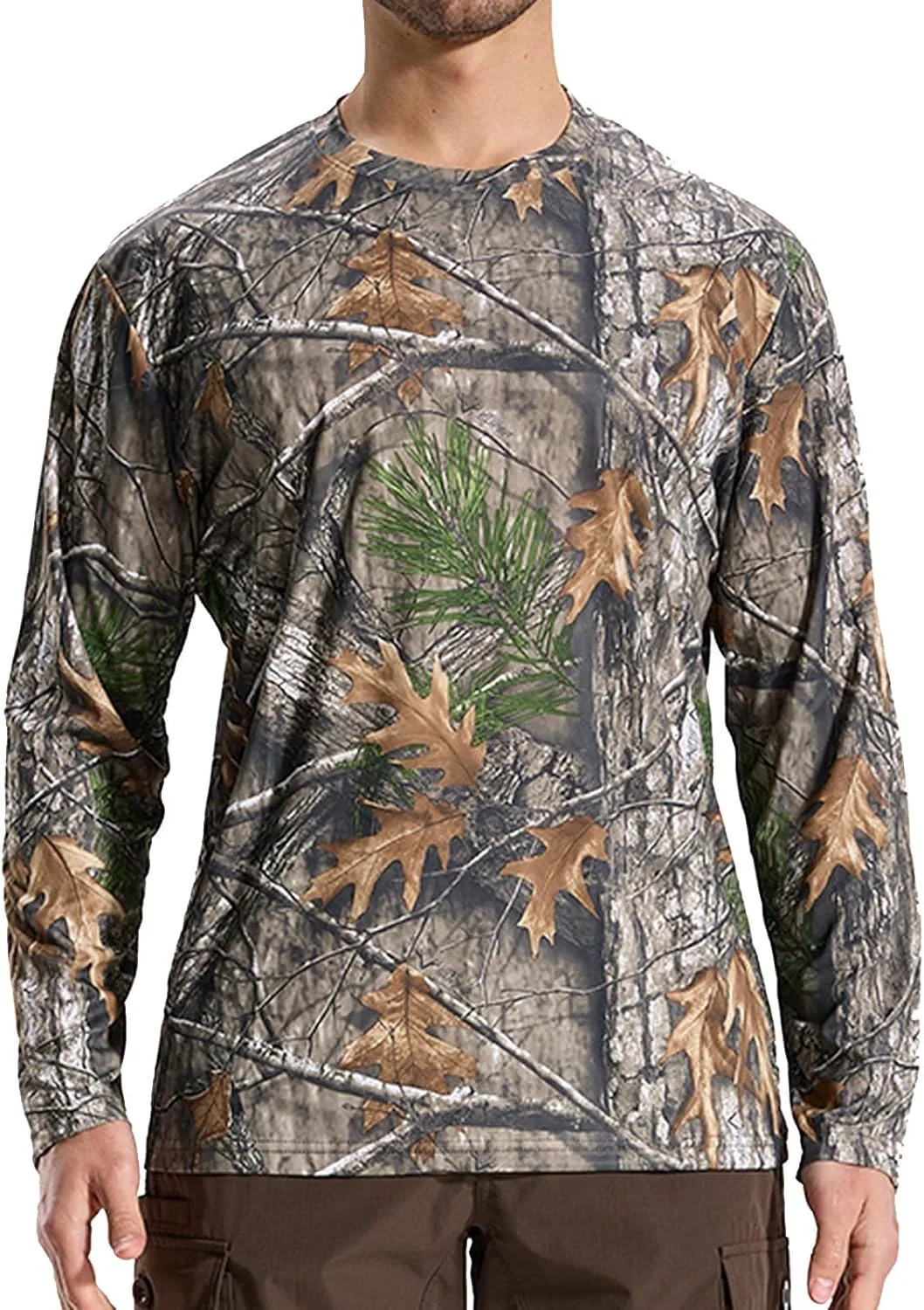 

Мужская камуфляжная рубашка Loogu, легкая, с длинными рукавами