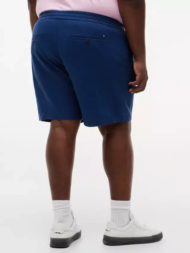Шорты Plus Dover 8 Inseam Linen Rich Shorts, синие, средней длины Tommy Hilfiger — фото 3