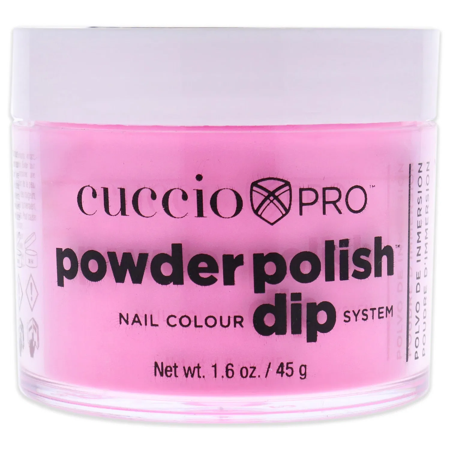 Система для окрашивания ногтей Pro Powder Polish Nail Colour Dip System - Punch Sorbet от Cuccio Colour для женщин - 1,6 унции (47 г) пудры для ногтей, розовый