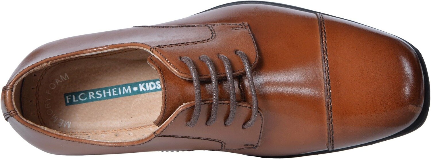 Оксфорды Reveal Cap Toe Ox, Jr. Florsheim, цвет Cognac — фото 2