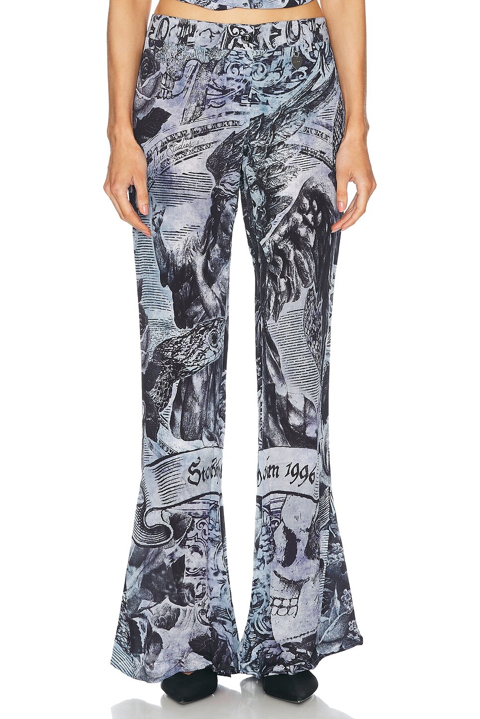 

Панжелика Брюки Acne Studios, цвет Multi Grey