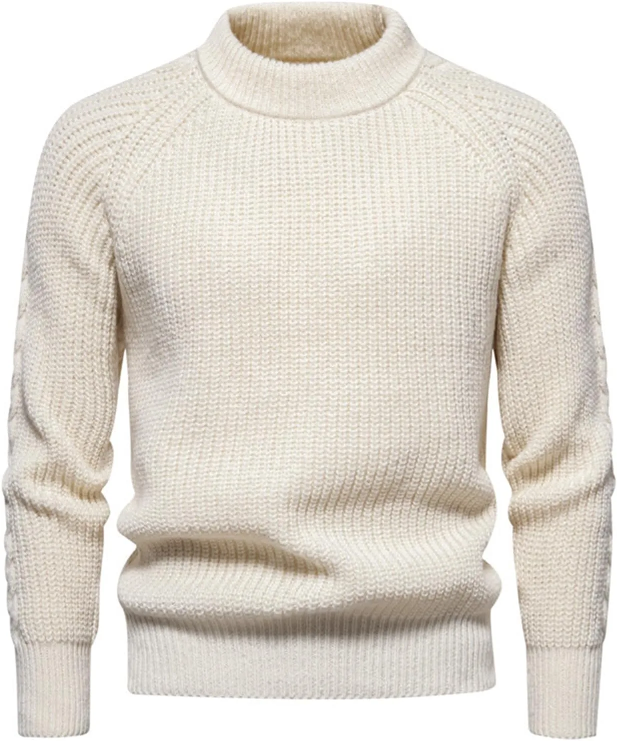 Мужской свитер-пуловер с длинным рукавом, легкий, эластичный, slim fit