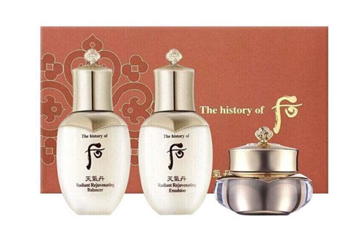 

Наборы средств по уходу за кожей TQDan для женщин The History Of Whoo, aqua milk skincare set travel three-piece